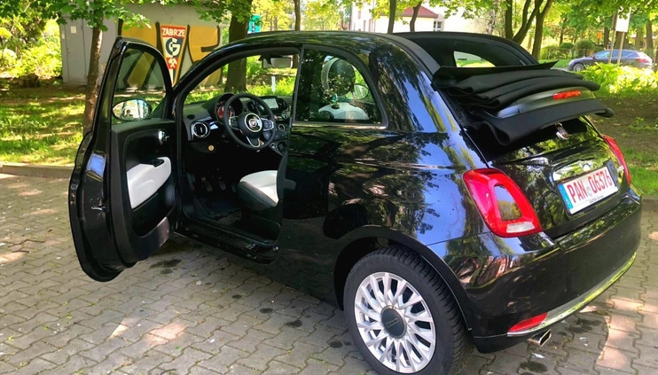 Fiat 500 cena 64000 przebieg: 14500, rok produkcji 2022 z Zabrze małe 232